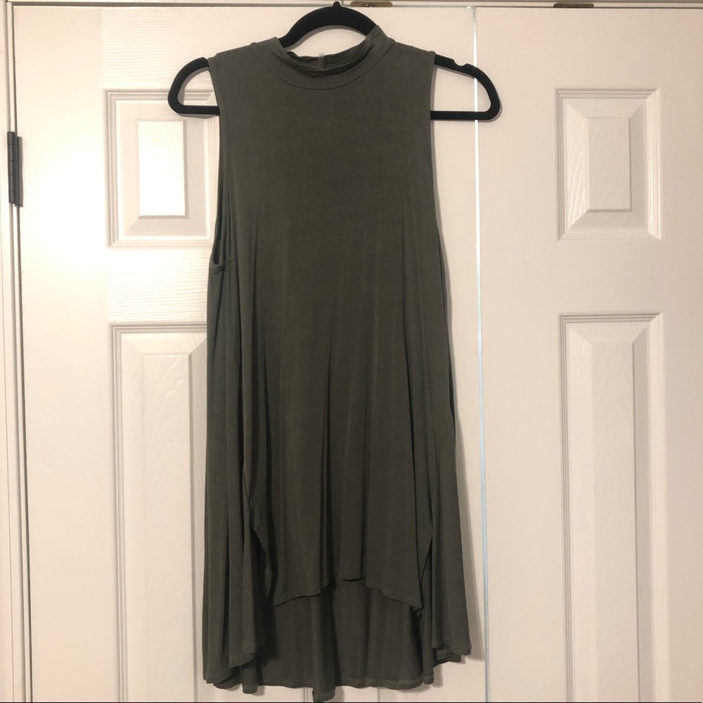 Hunter Green Tunic Shirt Top